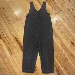 Stylish Black Denim Jumpsuit